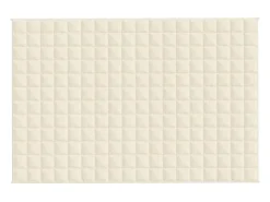 Manta con peso tela color crema claro 122x183 cm 9 kg ES823846