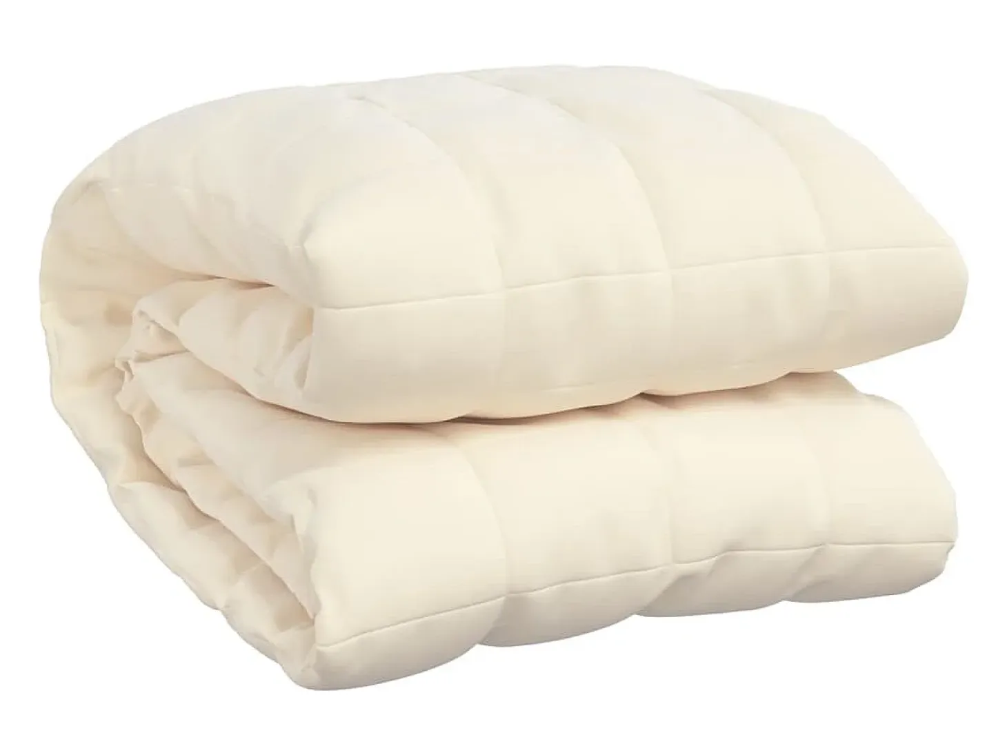 Manta con peso tela color crema claro 122x183 cm 9 kg ES823846