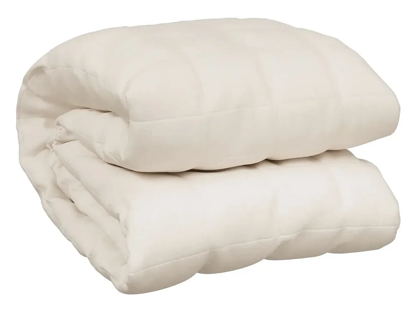 Manta con peso tela color crema claro 200x225 cm 9 kg ES459226