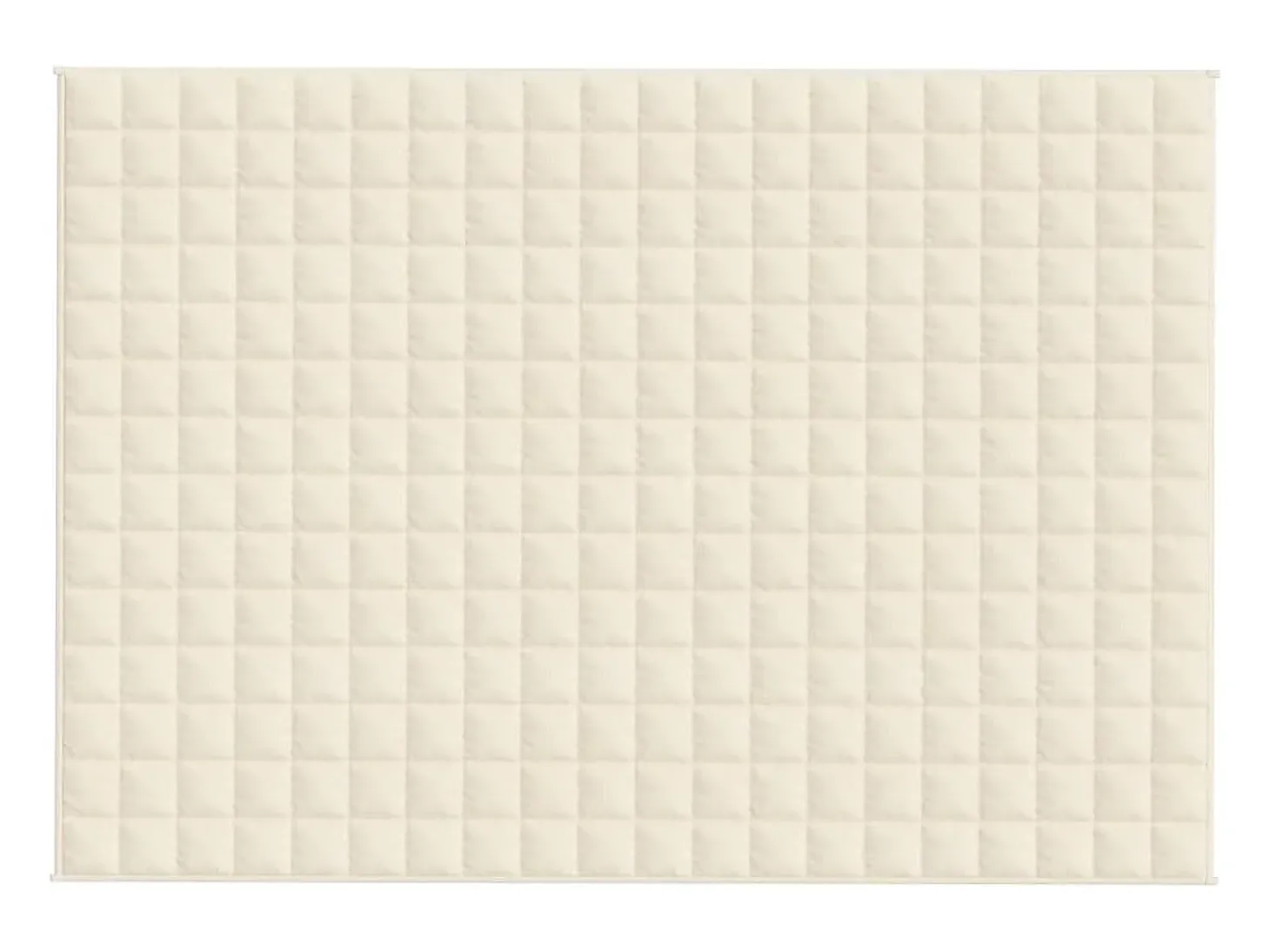 Manta con peso tela color crema claro 138x200 cm 10 kg ES706060