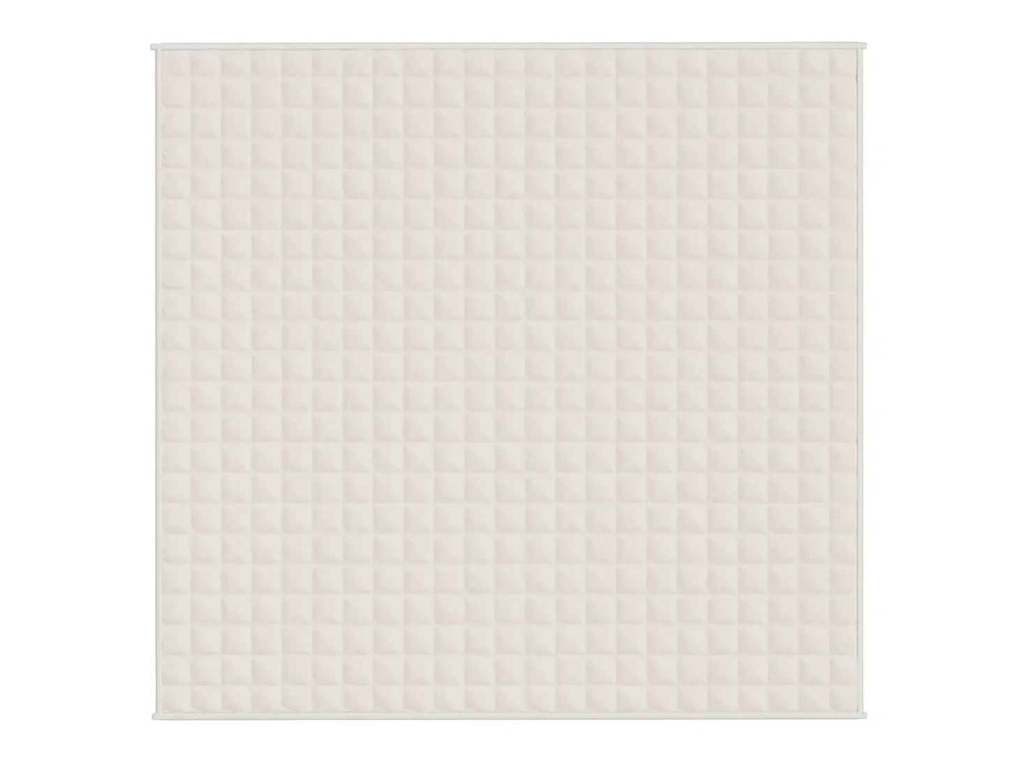 Manta con peso tela color crema claro 220x235 cm 15 kg ES665342