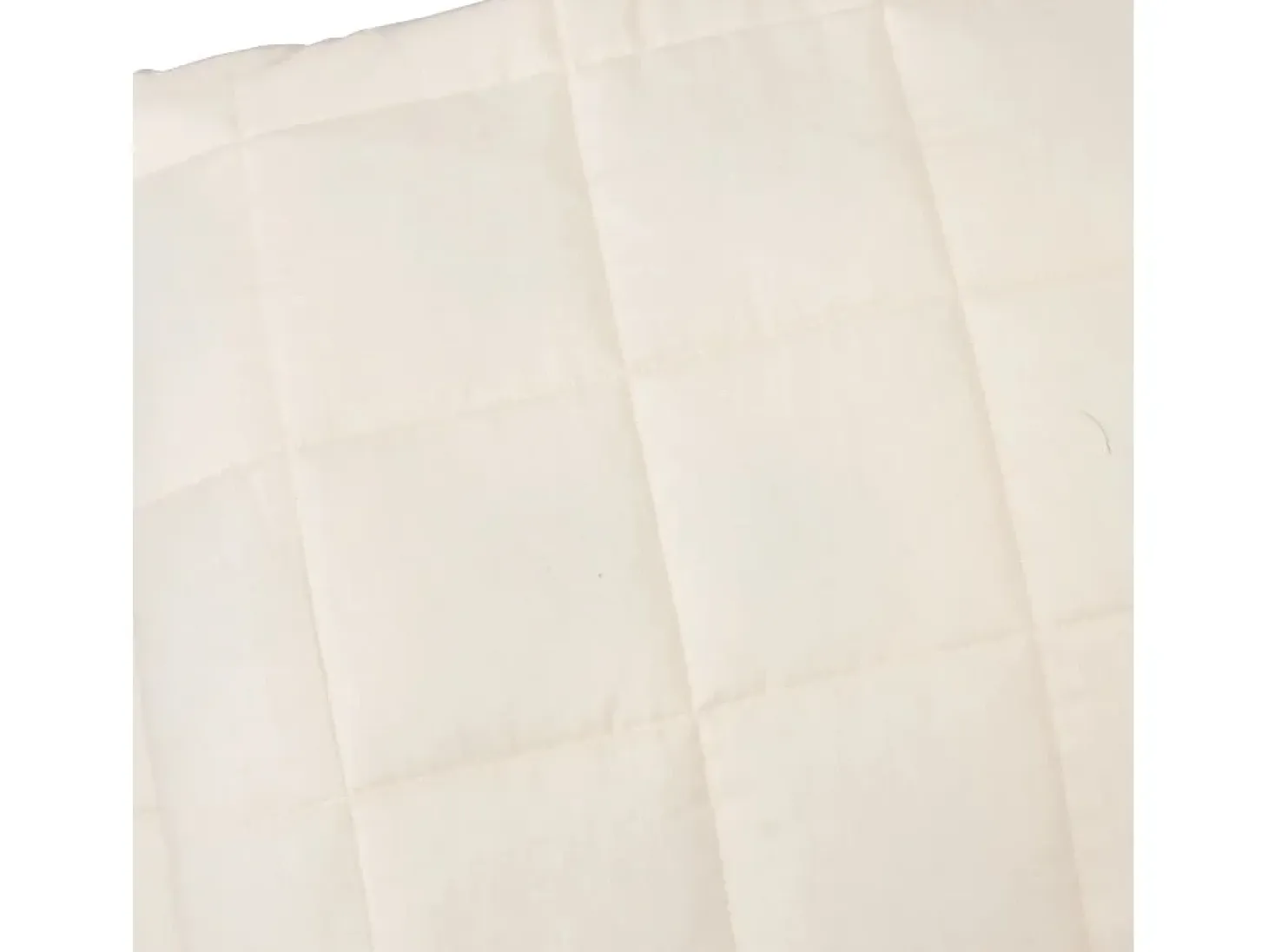 Manta con peso tela color crema claro 135x200 cm 10 kg ES708257