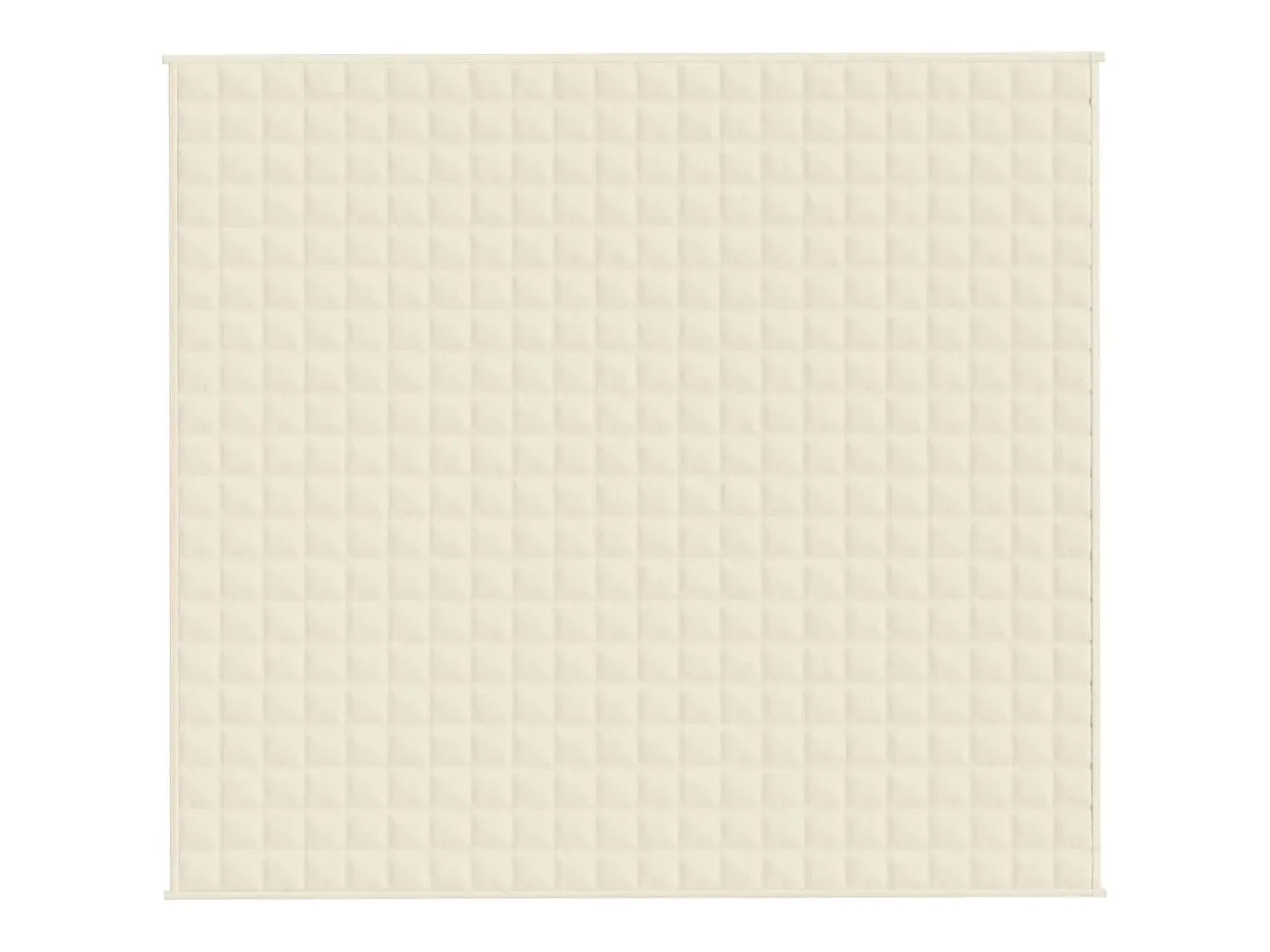 Manta con peso tela color crema claro 200x230 cm 9 kg ES243840