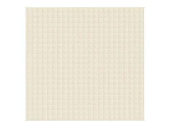 Manta con peso tela color crema claro 220x240 cm 11 kg ES206051