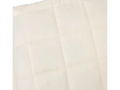 Manta con peso tela color crema claro 138x200 cm 10 kg ES706257