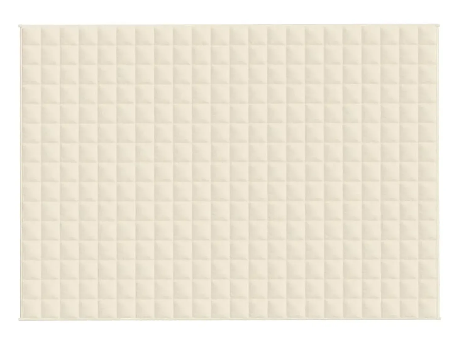 Manta con peso tela color crema claro 155x220 cm 7 kg ES460072