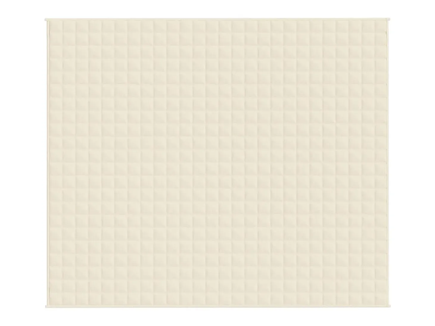 Manta con peso tela color crema claro 220x260 cm 11 kg ES189704