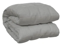 Manta con peso tela gris 220x260 cm 11 kg ES933921