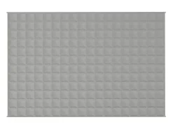 Manta con peso tela gris 120x180 cm 5 kg ES213149