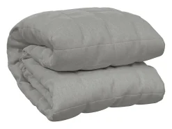 Manta con peso tela gris 200x225 cm 13 kg ES224895