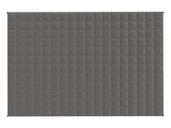 Manta con peso tela gris 120x180 cm 9 kg ES432897