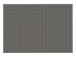 Manta con peso tela gris 135x200 cm 10 kg ES661549