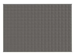Manta con peso tela gris 140x200 cm 6 kg ES110277