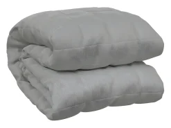 Manta con peso tela gris 220x240 cm 15 kg ES496337