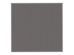 Manta con peso tela gris 220x235 cm 15 kg ES656124