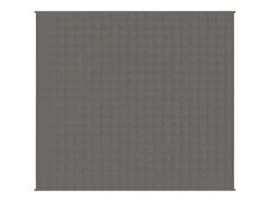 Manta con peso tela gris 200x230 cm 9 kg ES211914