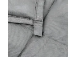 Manta con peso tela gris 152x203 cm 7 kg ES107546