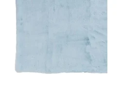 Manta de poliéster azul claro 180x130 cm