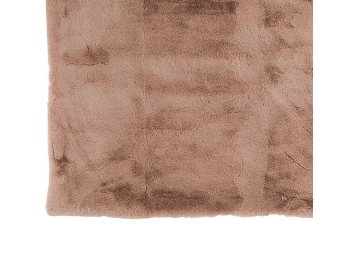 Manta de poliéster rosa empolvado 180x130 cm