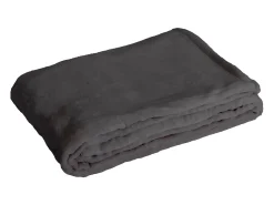 Manta negro 130 x 170 cm FLANBERG - SACASA