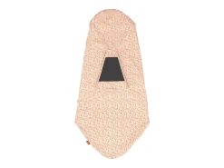 Manta nómada de algodón con capucha
