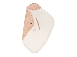 Manta nómada de algodón con capucha
