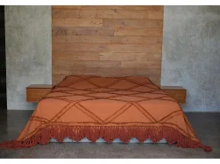 Manta para Cama Berber - Terracota