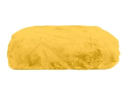 Manta plaid amarillo 130x170cm MINNOR - SACASA