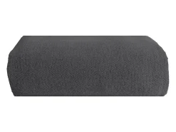 Manta plaid gris oscuro 130x170cm PANORA - SACASA