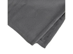 Manta plaid gris oscuro 130x170cm PANORA - SACASA