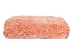Manta plaid rosa salmón 130x170cm SAVORA - SACASA