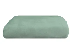Manta plaid verde eucalipto 180x220cm FLANBERG - SACASA