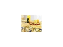 Mantel Antimanchas Rectangular Provenzal Poliéster Amarillo Glicina 150 x 300 cm
