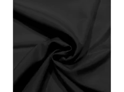 Mantel cuadrado antimanchas 180x180 cm ALIX negro, por Soleil d'Ocre