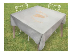 Mantel cuadrado de algodón antimanchas 140x140 cm BAGUETTE