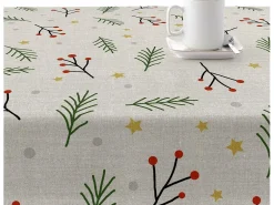 Mantel resinado antimanchas Merry Christmas 35 200x140 cm