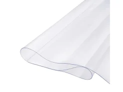 Mantel SucceBuy Protección de Mesa en PVC, 76 X 152 CM, Manguito en Plástico Transparente, 0.15CM de Grosor