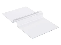 Mantel SucceBuy Protección de Mesa en PVC, 76 X 152 CM, Manguito en Plástico Transparente, 0.15CM de Grosor