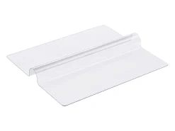Mantel SucceBuy Protector de Mesa en PVC 137 X 137 CM, Protector de Escritorio en Plástico Transparente 0.2CM de Grosor