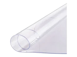 Mantel Transparente SucceBuy Protector de Mesa de PVC, Cubierta de Escritorio Redonda de Plástico Transparente de 121.92 cm, 2.0 mm de Grosor