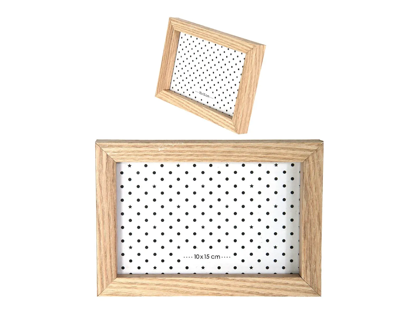 Marcos de fotos de madera de la vida familiar (juego de 8)