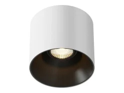 Maytoni Alfa LED Downlight de montaje en superficie regulable blanco, negro, 2000 lm, 3000 K