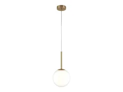 Maytoni Basic form Maytoni Basic Form Medium Modern Globe Lámpara de techo colgante Oro E14