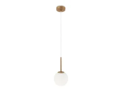 Maytoni Basic form Maytoni Basic Form - Lámpara de techo colgante moderna pequeña en forma de globo dorado E14