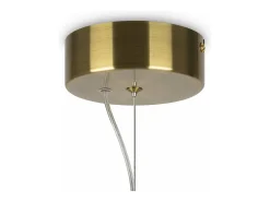 Maytoni Collar Moderna lámpara de techo colgante LED integrada dorada 3000K