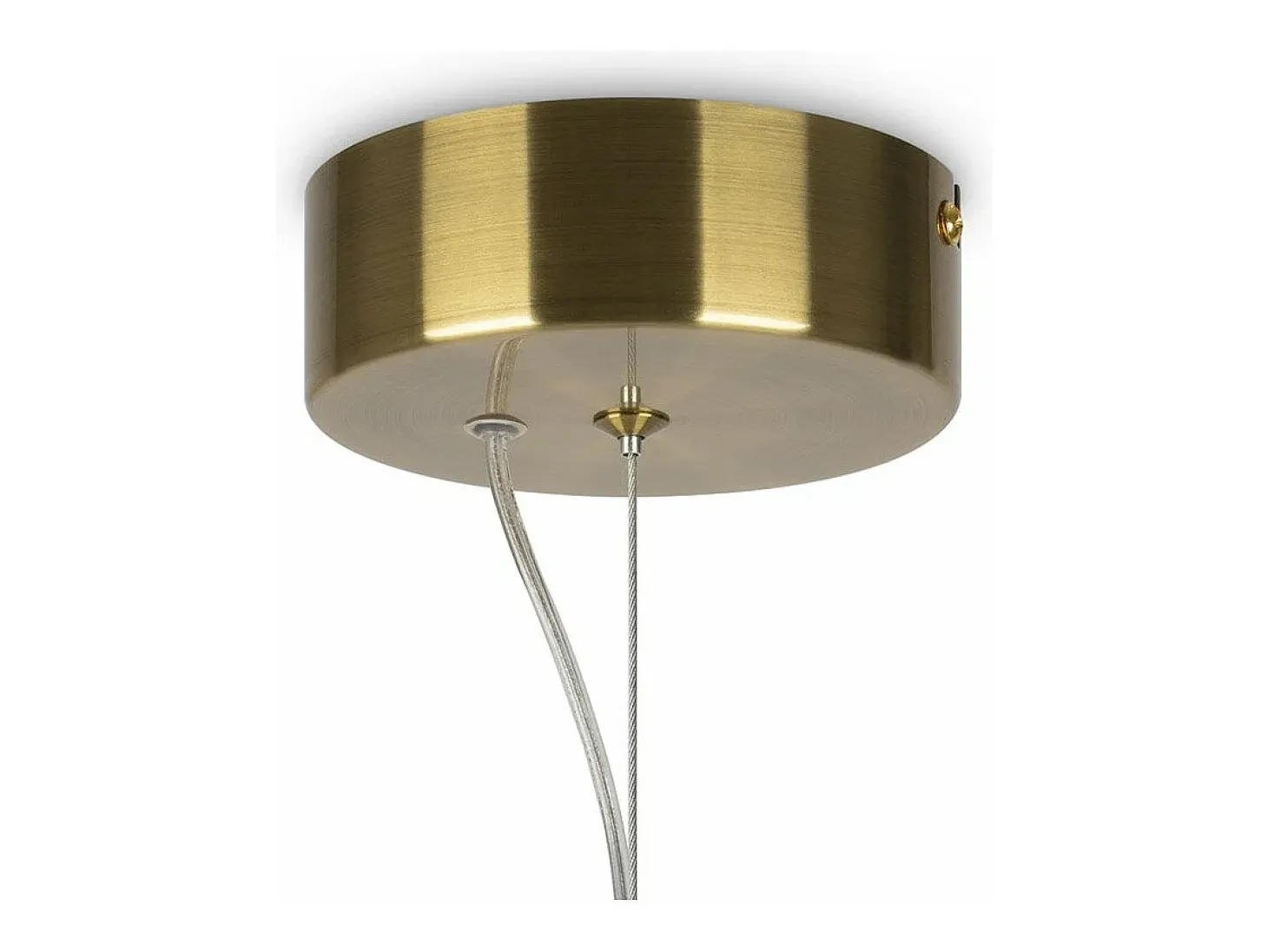 Maytoni Collar Moderna lámpara de techo colgante LED integrada dorada 3000K