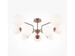 Maytoni Erich Lámpara de Techo Moderna Globo 10 Luces Latón E14