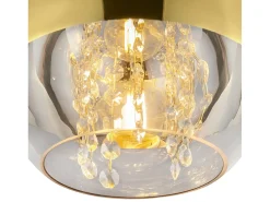 Maytoni Fermi Moderna lámpara de techo colgante Fermi Gold Dome