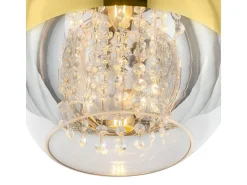 Maytoni Fermi Moderna lámpara de techo colgante Fermi Gold Dome