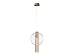 Maytoni Flusso I Lámpara de Techo Suspendida Fina Moderna Bronce GU10
